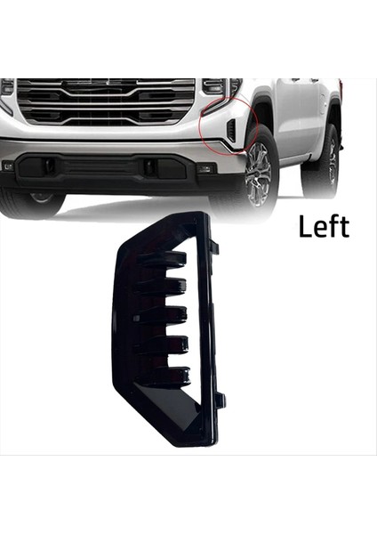 Sol Sol Sürücü Yan Tampon Kapak Hava Kanalı 84869627 Sierra Için Gmc Için 22-23 Yedek Araç Aksesuarları (Yurt Dışından) modelleri