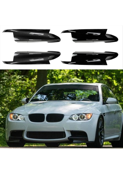 Bmw 3 Serisi E90 E91 E91 E92 E93 M3 2006-2013 Ön Tampon Dudak Açısı Difüzör Ayırtıcı Spoiler Koruyucu Parlak Siyah (Yurt Dışından) fırsatları