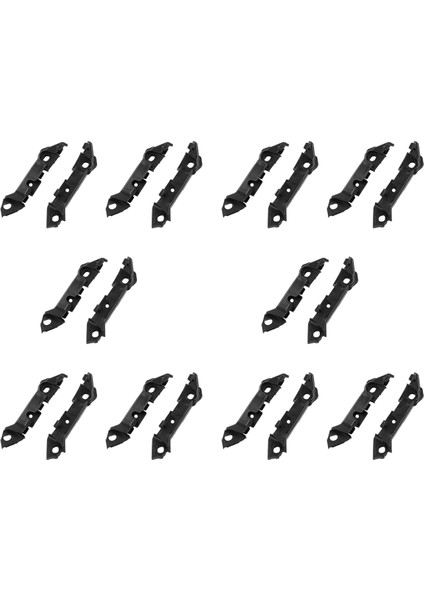 10 Paır Ön Tampon Montaj Ray Braketi 2058850821 2058850921 Mercedes Için Uygun Benz C Sınıfı W205 2014 (Yurt Dışından)