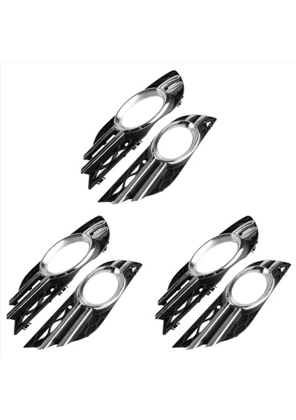 3x Araç Ön Sis Fark Izgara Krom Trim Kapak Mercedes-Benz E-Serisi W211 07-09 A2118851174 A211851274 (Yurt Dışından) modelleri