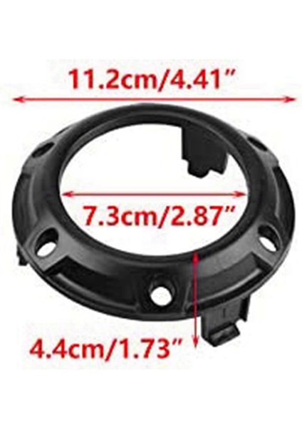 2pcs Ön Sis Lamba Lambası Kapak Çerçeve Aksesuarları Mitsubishi Outlander Için Uygun Sol ve Sağ 6400A739 (Yurt Dışından) fırsatları