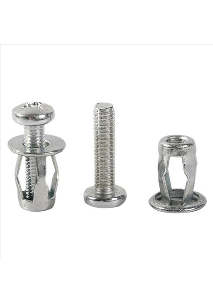 60 Pcs M6X25 Jack Fındık Araç Metal Vidalı Taç Pety Fındık Ile Ile Duvar Demir Cilt (Yurt Dışından) fiyatları