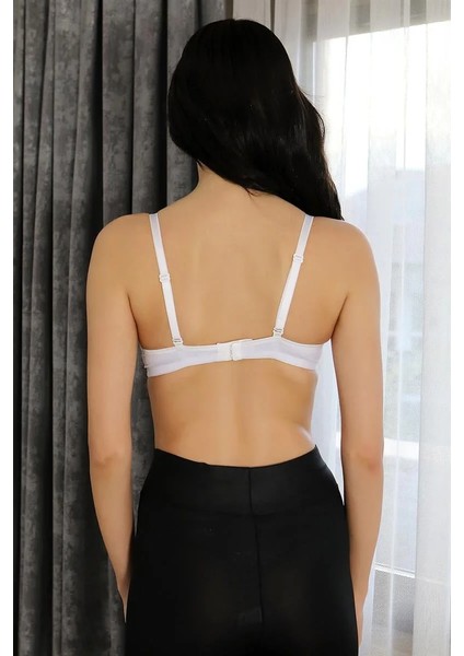 Kadın Destekli Balenli Sütyen Beyaz fırsatları