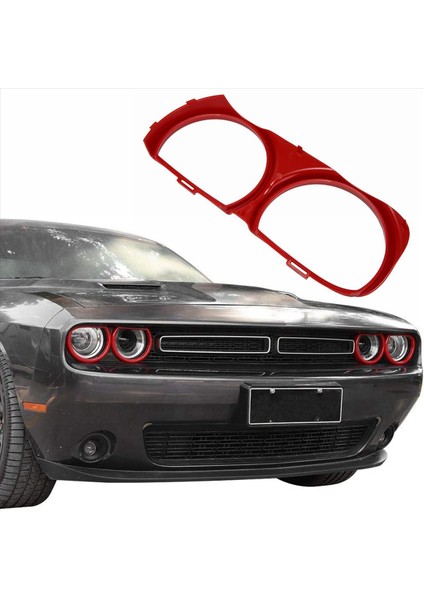 Dodge Challenger Için 2015-2021 Ön Far Lambası Çerçeve Trim 68259053AB 68259052AB Araba Aksesuarları (Yurt Dışından) fırsatları