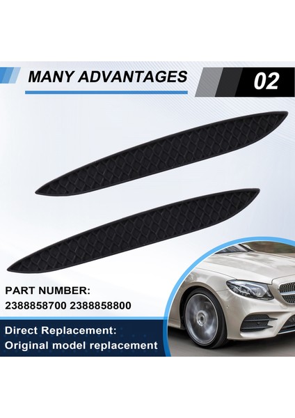 Arka Tampon Kapağı Mercedes-Benz Için Izgara Trim W238 C238 Amg Coupe 2388858700 2388858800 (Yurt Dışından) indirimleri