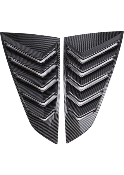 Arka Pencere Yan Deklanşör Dekorasyon Kapağı Sticker Havalandırma Kepçe Trim Ford Mustang 2024 - 2025 C (Yurt Dışından)