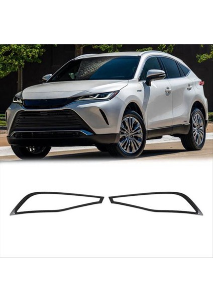 Araba Arka Sis Lambası Kapağı Trim Sisli Çerçeve Çerçevesi Toyota Harrier Için Dekorasyon Çerçevesi 2022-2024 Karbon Fiber (Yurt Dışından) modelleri