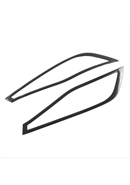 Araba Arka Sis Lambası Kapağı Trim Sisli Çerçeve Çerçevesi Toyota Harrier Için Dekorasyon Çerçevesi 2022-2024 Karbon Fiber (Yurt Dışından) fırsatları