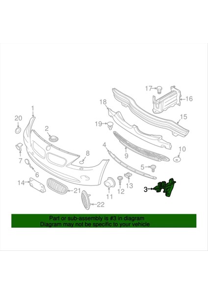 Bmw E85 E86 Z4 Serisi 2003-2008 Ön Tampon Destek Braketleri Ön Yolcu 51117165180 (Yurt Dışından) fiyatları
