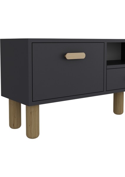 1327DROPDD-32 Tv Sehpası Antrasit-Safirmeşe