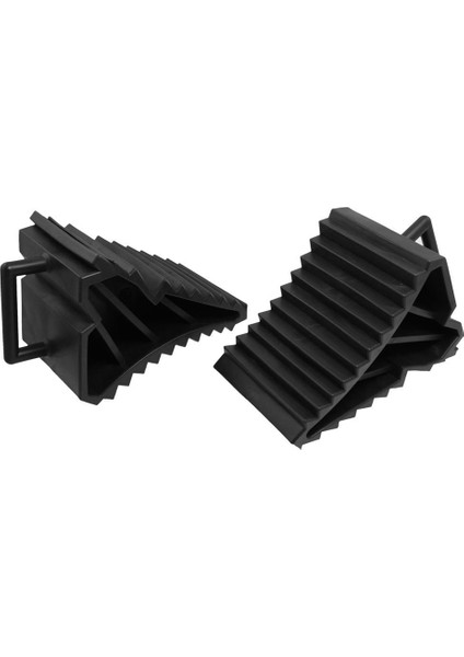 2 Adet Antislip Araç Araba Kamyon Tekerleği Lastik Takoz Durma Bloğu Siyah (Yurt Dışından)