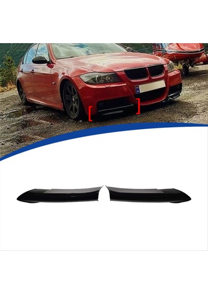 Bmw 3 Serisi E90 Sports mt 2005-2008 Için Araba Ön Tampon Dudak Açısı Ayırıcı Spoiler Koruyucusu (Yurt Dışından) fiyatları