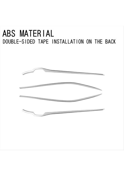 Toyota Alphard/vellfire Için 40 Serisi 2023+ Bagaj Anahtarı Trim Şeritler ve Bagaj Kapağı Düğmesi Tail Işık Parlak Şeritler (Yurt Dışından) fırsatları