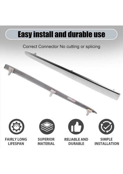 Bentley Flying Spur 2005-2013 Araba Ön Tampon Kalıp Şeridi 3W5807812A Sağ (Yurt Dışından) fırsatları