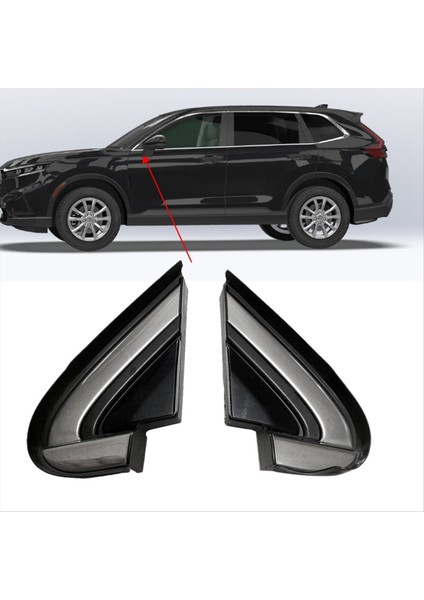 Dış Sütun Köşesi Garnitür Yan Dikiz Bakış Ayna Üçgen Plakalar Honda Cr-V Crv 2007-2011 Otomobil Aksesuarları (Yurt Dışından) fiyatları