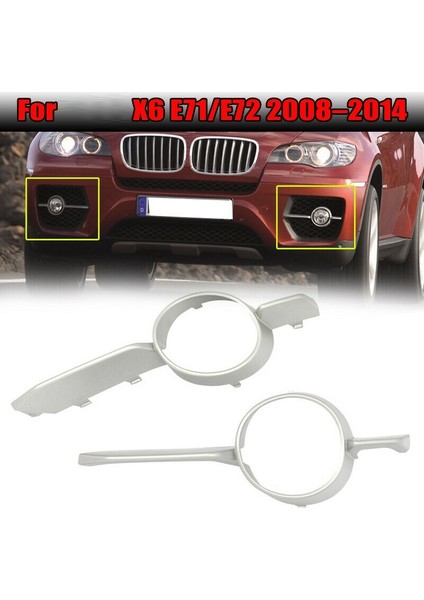 1set -Bmw X6 E71 E72 2008-2014 Ön Tampon Sis Izgarası Izgara Kapağı 51117188385 51117188386 (Yurt Dışından) fiyatları