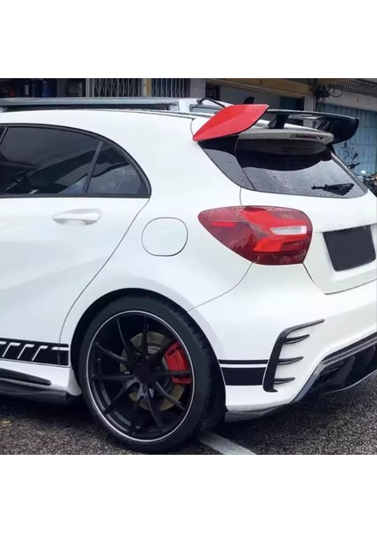 Araba Arka Tampon Yan Havalandırma Spoiler Canard Vücut Kitleri Mercedes Benz A Sınıfı W176 A200 A250 A45 Amg Sport Hatchback (Yurt Dışından) indirimleri