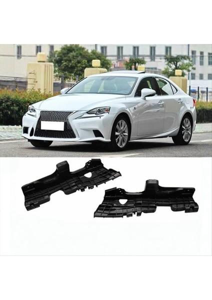 1 Çift Araba Far Braketi Tampon Kapak Braketi 52116-53070 52115-53070 Lexus IS350 IS250 2011-2015 (Yurt Dışından) fiyatları