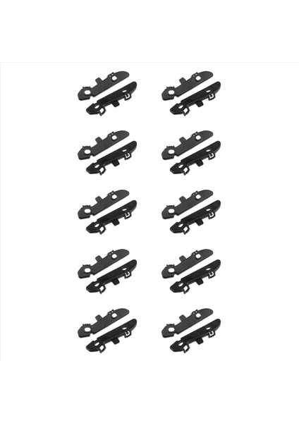 10X Ön Alt Tampon Destek Demiryolu Braketleri Montajları 51117279711/51117279712/51117295927 Bmw 3 Serisi F30 F31 F35 F80 (Yurt Dışından)