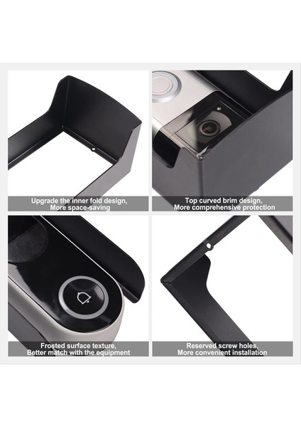 Kapı Zili Yağmur Örtüsü Hırsızlığı Önleyici Kapı Zili Kapısı Braketi Video Kapı Zili Kapak Braketi Için Delinmeyen Montaj Braketi (Yurt Dışından) fırsatları