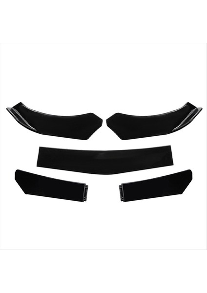 5pcs Araba Evrensel Ön Dudak Çenesi Tampon Ayırıcı Spoiler Basamaklı Tasarım Arabası Modifiye Spoiler Parçaları (Yurt Dışından)