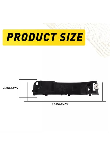 7T4Z-17E814-B 7T4Z-17E814-ART Tampon Tesleci Destek Braketi Ford Edge 2007-2010 Için Sol ve Sağ Taraf (Yurt Dışından) indirimleri