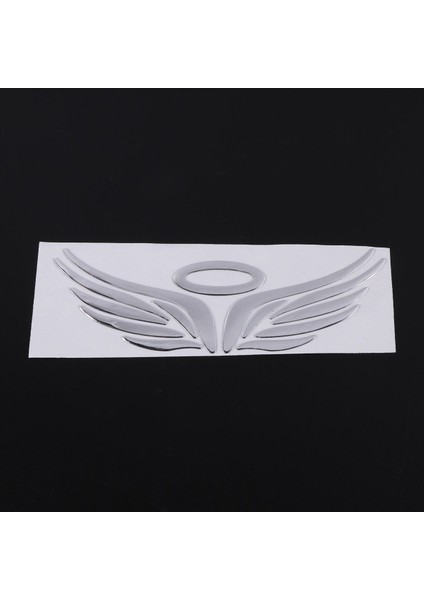 4x 3D Chrome Angel Wing Sticker Çıkartma Otomatik Araba Amblem Dekala Dekorasyon Renk Gümüş (Yurt Dışından) modelleri