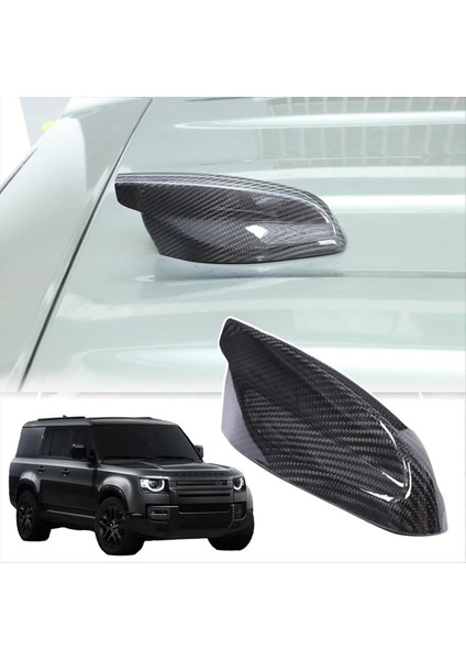 Land Rover Defender Için Otomobil Köpekbalığı Fin Anten Kapak Döşeme 90 110 130 2020-2024 Gerçek Karbon Fiber Dış Aksesuarlar (Yurt Dışından) modelleri