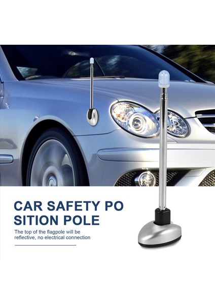 Hipersonik Araba Teleskopik Anten Elastikiyeti Tampon Köşe Direği Evrensel Araba Güvenlik Pozisyonu Direği (Yurt Dışından) fırsatları