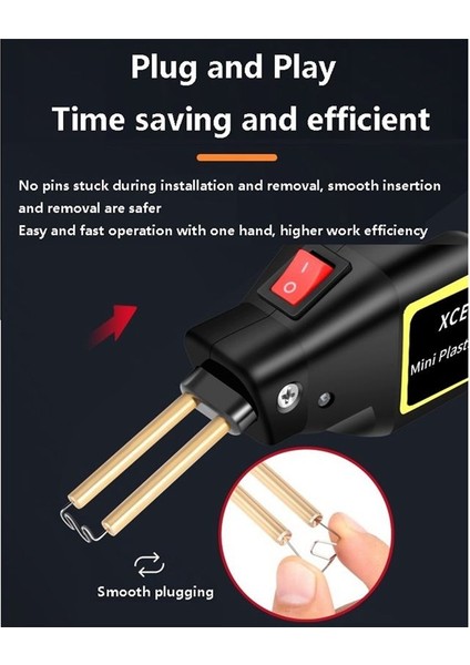 Plastik Kaynakçılar Sıcak Staplers Makine Elyaf Pvc Onarma Makine Araç Tampon Onarma Zımba Kaynak Aracı Ab Fiş (Yurt Dışından)