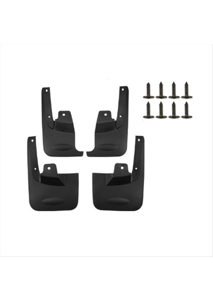 Isuzu Da-Max 2 Kapı Için Araba Çamur Fleps 2010-2019 Çamurluk Çamur Guard Flep Splash Flaps Aksesuarları (Yurt Dışından)