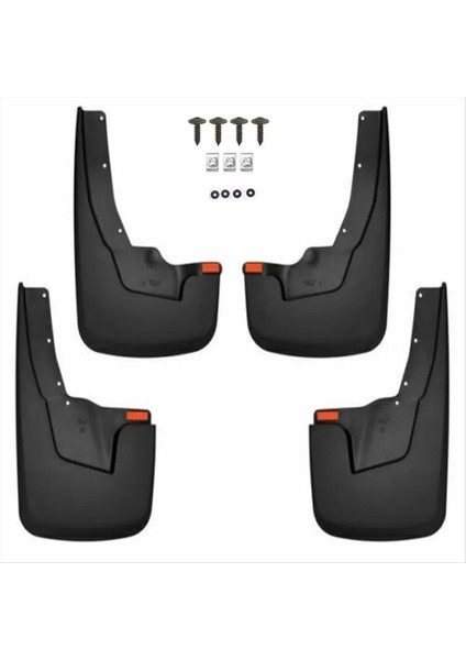 Dodge Ram 1500 2500 3500 2019 2020+ Mudguards Çamurluk Çamur Koruma Flep Splash Flaps Aksesuarları 82215488AB 82215490AB (Yurt Dışından)
