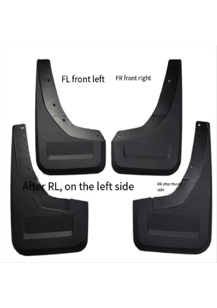 4pcs Araba Çamurlu Dodge Ram Trx 2022-2025 Çamur Koruma Seti (Yurt Dışından) fiyatları