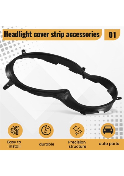 209 826 0191 Araba Sol Ön Far Lens Kapak Trims Strip Far Sızdırmazlık Strip Conta Benz W209 Clk 2003-2009 (Yurt Dışından) fırsatları