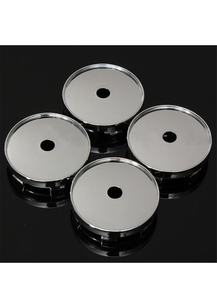 Golf Bmw Audi Için 4x 60MM Araba Alaşım Tekerlek Merkezi Hub Kapakları Çıkartma Tuz Trims Trims (Yurt Dışından)