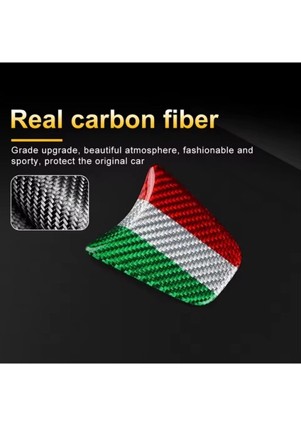 Fiat 500 Abarth 595 2012-2015 Için Kuru Karbon Fiber Araba Direksiyon Simidi Dip Kapağı (Yurt Dışından) indirimleri