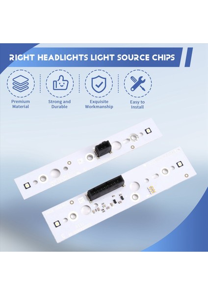 Araba Sağ Farlar Drl Çip Balast Çip Araba LED Işık Devre Tahtası Çip Beyaz Işık Audi Q7 2017-2019 (Yurt Dışından) indirimleri