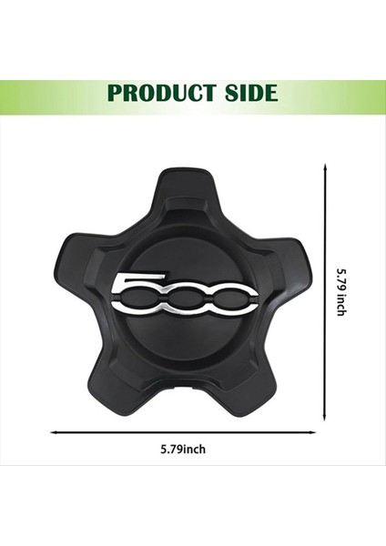 4pcs Fiat 500X 2016-2022 Için Araba Tekerlek Merkezi Kapak Kapağı (Yurt Dışından) fırsatları