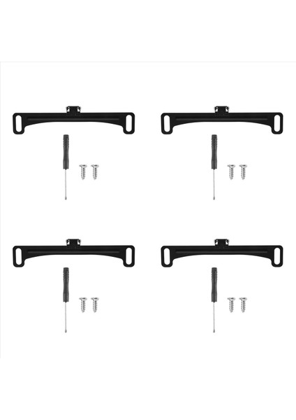 4x Evrensel Araba Arka Görünüm Kamera Plaka Plakası Braket Kit Aksesuarları Yalnızca Yedek Kamera Ters Kamera Için Tutucu (Yurt Dışından)