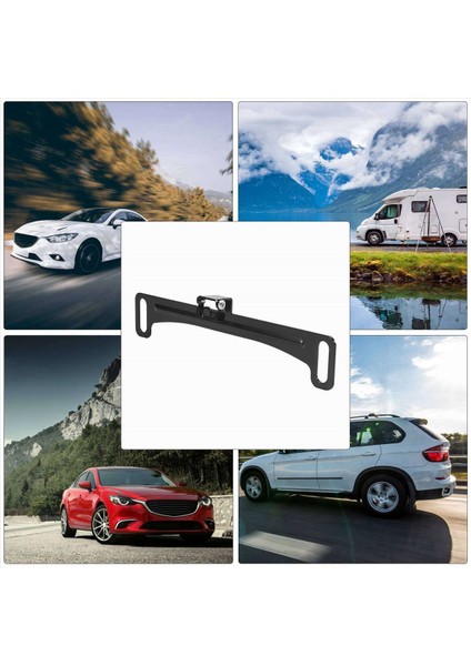 4x Evrensel Araba Arka Görünüm Kamera Plaka Plakası Braket Kit Aksesuarları Yalnızca Yedek Kamera Ters Kamera Için Tutucu (Yurt Dışından) modelleri