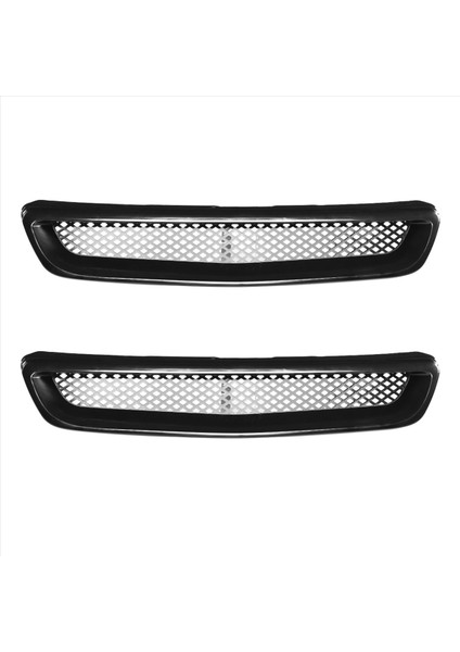 2x Abs Siyah Araba Ön Tampon Kaput Izgara Izgara Kapak Kapağı Honda Civic Ek Cx Dx Ex Hx Lx Tip R 1996 1997 1998 (Yurt Dışından)