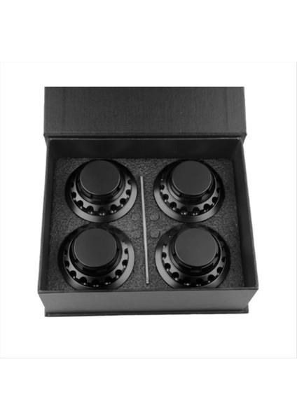 75MM Tekerlek Hub Kapakları Tekerlek Merkezi Hub Kapağı A1714000025 A2204000125 B66470200 Mercedes-Benz A C E Slk Sınıfı Siyah (Yurt Dışından)