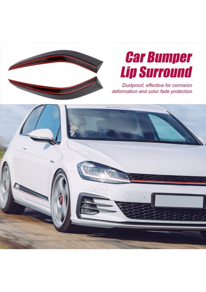 Golf 7 5 Mk Için 7 5 2018-2020 Araba Ön Tampon Dudak Kürek Yan Surround Spoiler (Yurt Dışından) indirimleri