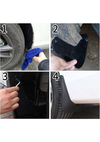 Toyota Prius Için Araba Mudflaps 2010-2015 Çamurluk Çamur Flep Splash Gardiyanlar Çamur Araba Tekerlek Aksesuarları Kapak (Yurt Dışından) modelleri