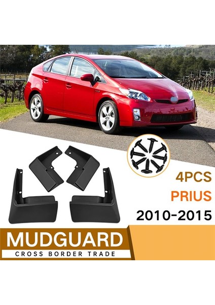 Toyota Prius Için Araba Mudflaps 2010-2015 Çamurluk Çamur Flep Splash Gardiyanlar Çamur Araba Tekerlek Aksesuarları Kapak (Yurt Dışından) fırsatları