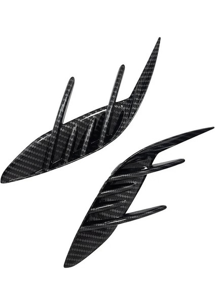 1 Çift Araba Arka Tampon Yan Havalandırma Izgarası Dekoratif Kapak Spoyleri Kia Stinger 2017-2023 Otomatik Parçalar B B (Yurt Dışından) fırsatları