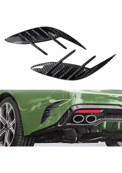 1 Çift Araba Arka Tampon Yan Havalandırma Izgarası Dekoratif Kapak Spoyleri Kia Stinger 2017-2023 Otomatik Parçalar B B (Yurt Dışından) indirimleri