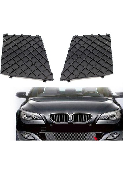 Araba Ön Tampon Alt Örgü Izgara Plakası Trim Kapak E60 E61 M 51117897186 51117897184 Tampon Kapağı (Yurt Dışından) fırsatları