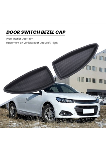 23451124 23451126 Chevrolet Malibu 2016 2017 2018 2pcs Araba Arka Kapı Anahtarı Çerçeve Kapağı Cıvatası Kapak Kapısı Yuvası Contası (Yurt Dışından) fiyatları