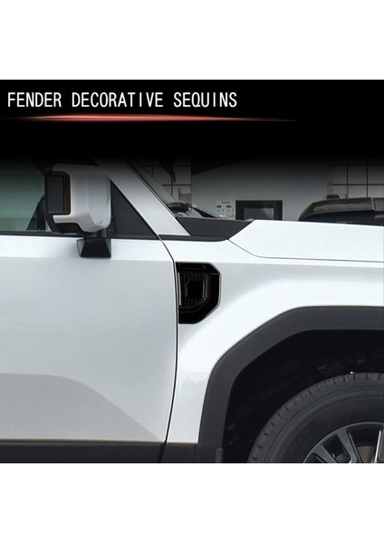 Toyota Prado LC250 2024 Araç Için Araç Sade Çalıştırma Hava Outlet Kapak Döşeme Geri Dış Aksesuarlar Parlak Siyah (Yurt Dışından) fiyatları